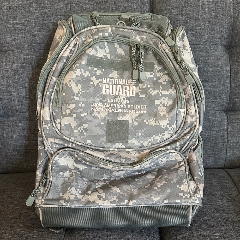 National Guard Camo Backpack